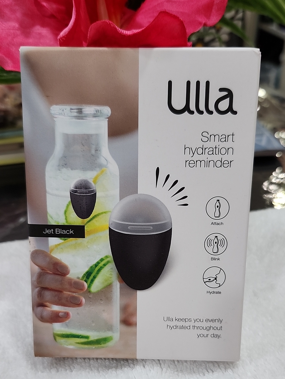 Ulla Smart Hydration Reminder - Jet Black